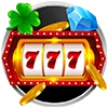 Slot con iluminación neón y presencia de jackpot